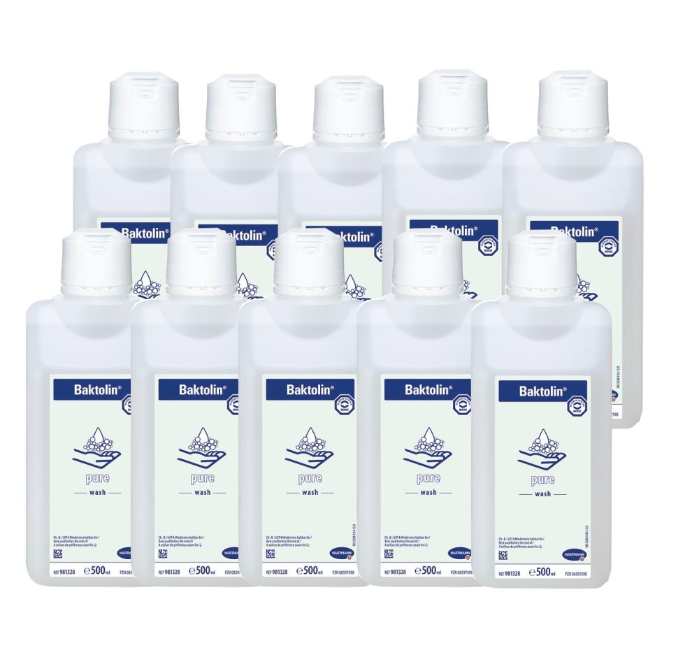 10 x Baktolin pure Waschlotion 500 ml