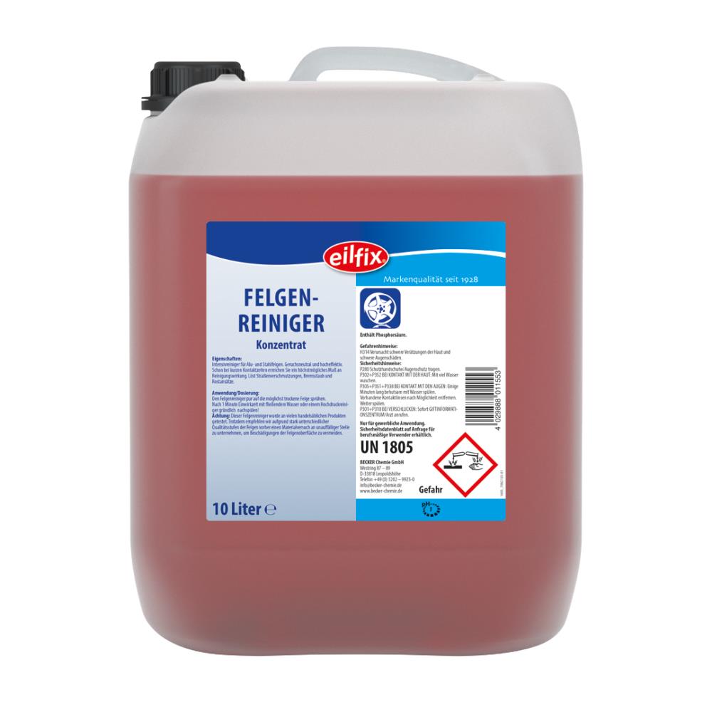 Eilfix® Felgenreiniger 10 Liter Kanister Eilfix® Felgenreiniger 10 Liter Kanister