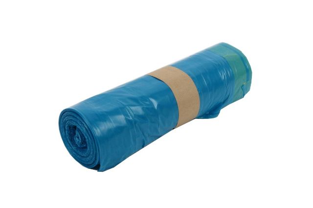 Müllsack mit Zugband | 120 Liter | Typ 60 | extra Blau | 25 Stück/Rolle Müllsack mit Zugband | 120 Liter | Typ 60 | extra Blau | 25 Stück/Rolle