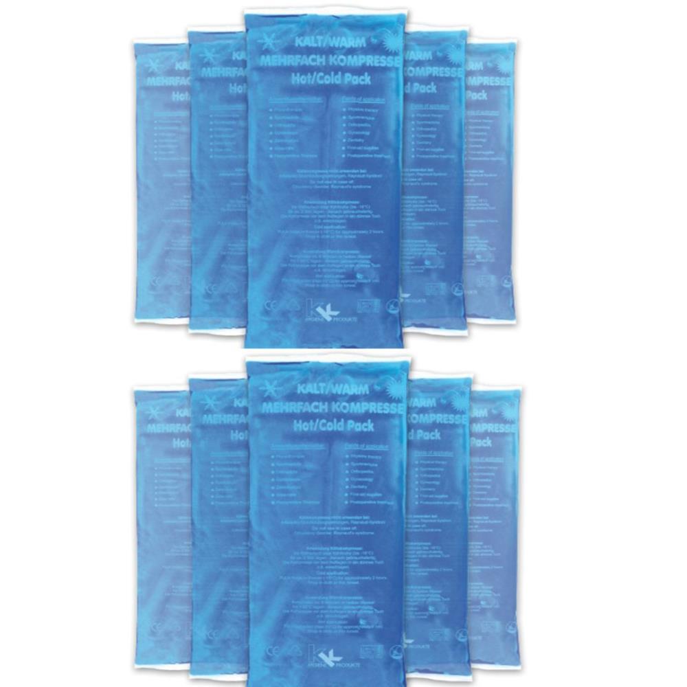 10 x KK Kalt Warm Kompresse 12 cm x 29 cm 10 x KK Kalt Warm Kompresse 12 cm x 29 cm