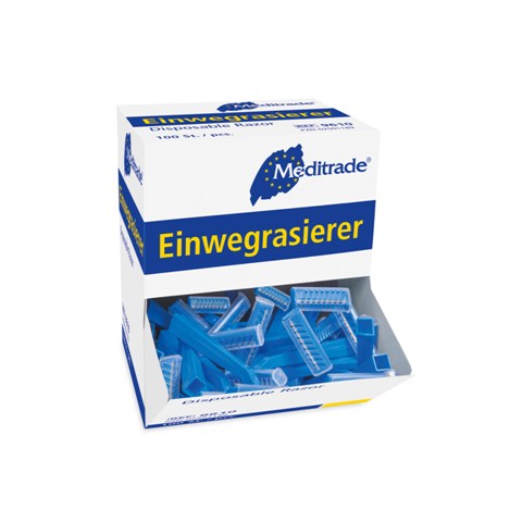 Einwegrasierer aus Kunststoff | 100 Stück/Packung Einwegrasierer aus Kunststoff | 100 Stück/Packung