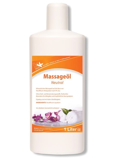 KK Massageöl Neutral 1 Liter Flasche