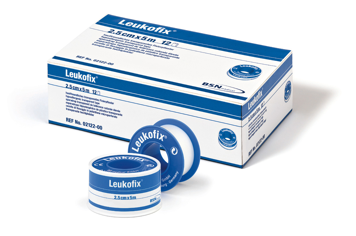 Leukofix® | Fixierpflaster | Transparent | 2,5 cm x 5 m Rolle Leukofix® | Fixierpflaster | Transparent | 2,5 cm x 5 m Rolle