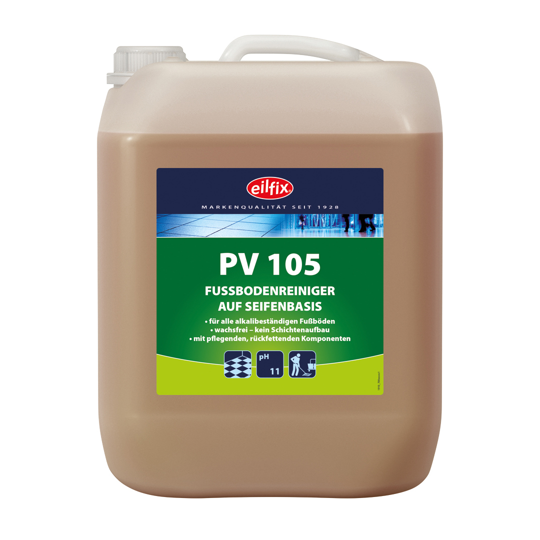 Eilfix® PV 105 Fußbodenreiniger auf Seifenbasis | 10 Liter Kanister Eilfix® PV 105 Fußbodenreiniger auf Seifenbasis | 10 Liter Kanister