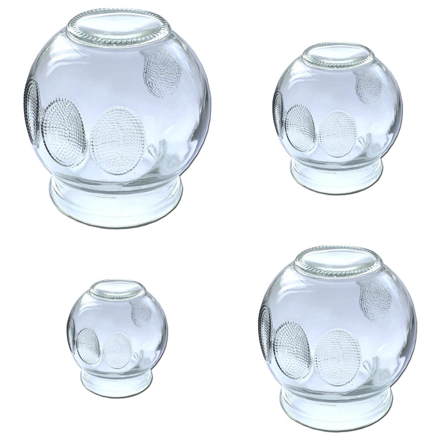 Schröpfgläser im 4er Set Schröpfgläser im 4er Set