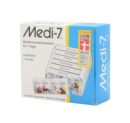 Medi-7 | Medikamentendosierer | Für 7 Tage Medi-7 | Medikamentendosierer | Für 7 Tage