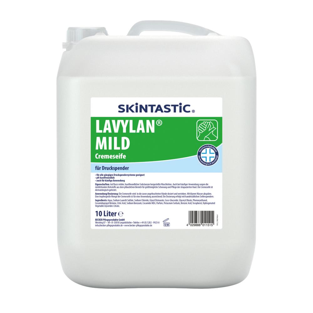 Eilfix® Lavylan Mild Cremeseife für Druckspender 10 Liter Kanister