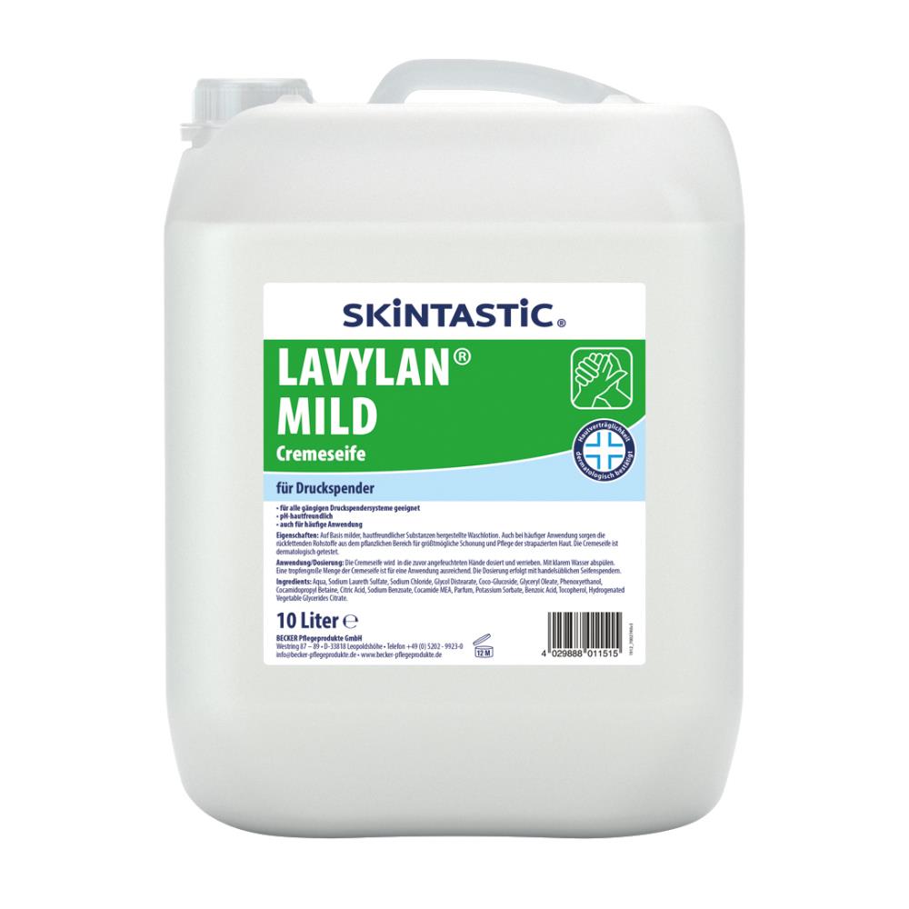 Eilfix® Lavylan Mild Cremeseife für Druckspender 10 Liter Kanister Eilfix® Lavylan Mild Cremeseife für Druckspender 10 Liter Kanister