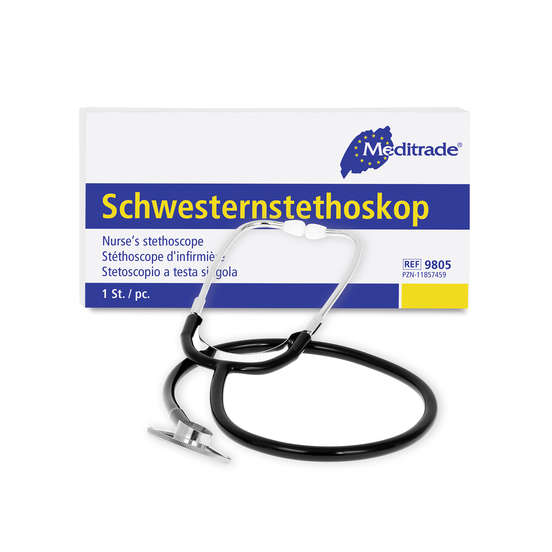 Schwesternstethoskop | Schwarz