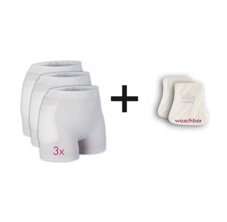 Suprima | Hüftprotektor Set 4 | Unisex | S-XXL | Weiß | 1497