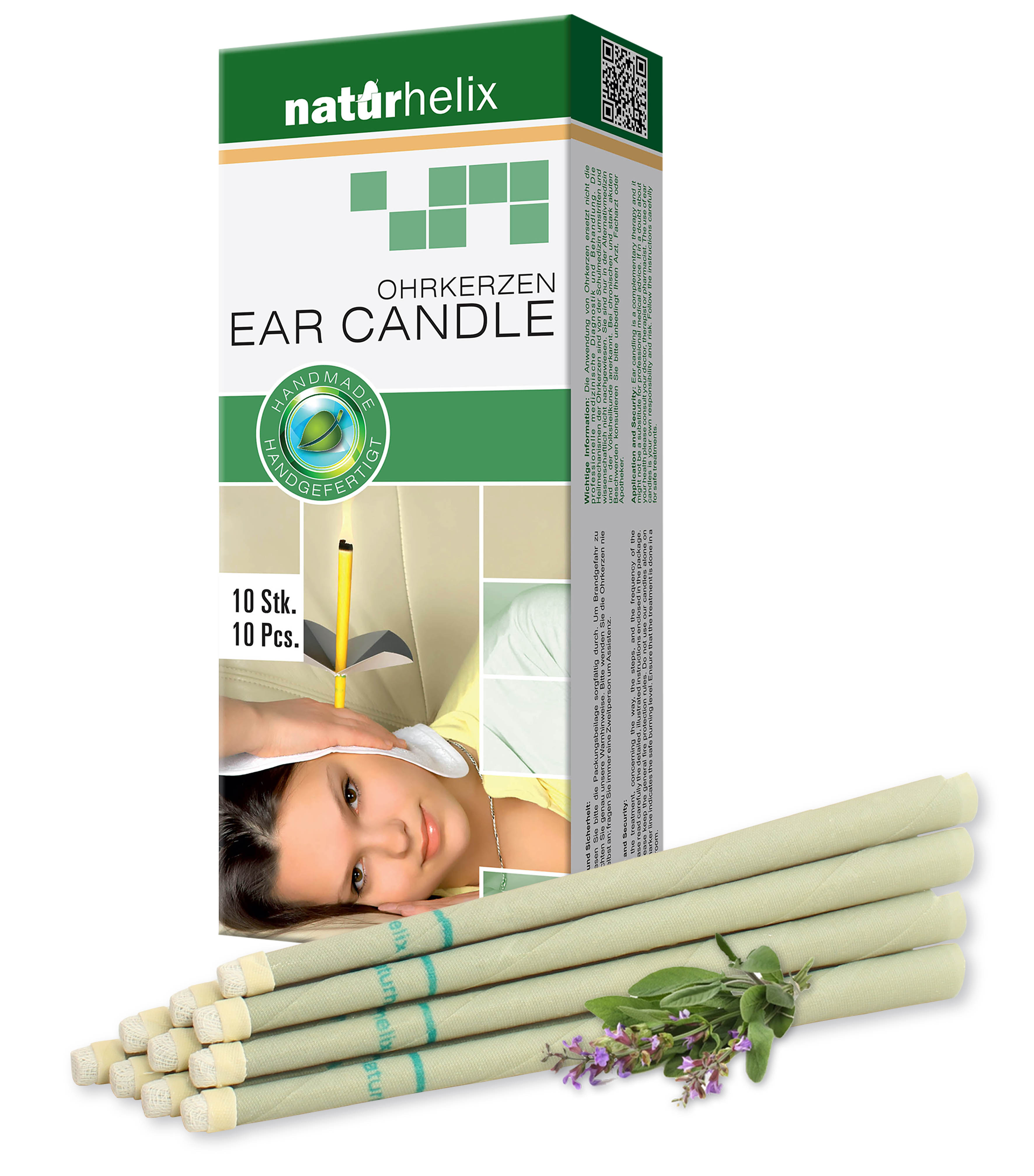 Ohrkerzen Muskatsalbei 10 Stück/Packung Ohrkerzen Muskatsalbei 10 Stück/Packung