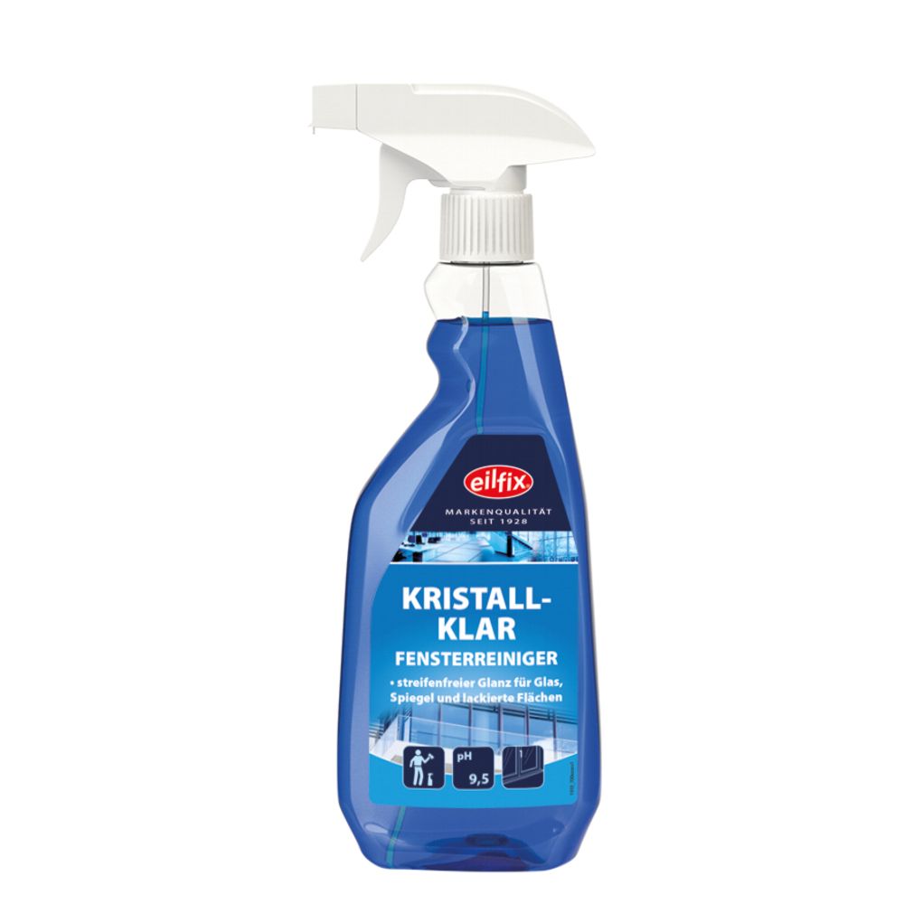 Eilfix® Kristall Klar | Fensterreiniger | 1 Liter Sprühflasche Eilfix® Kristall Klar | Fensterreiniger | 1 Liter Sprühflasche