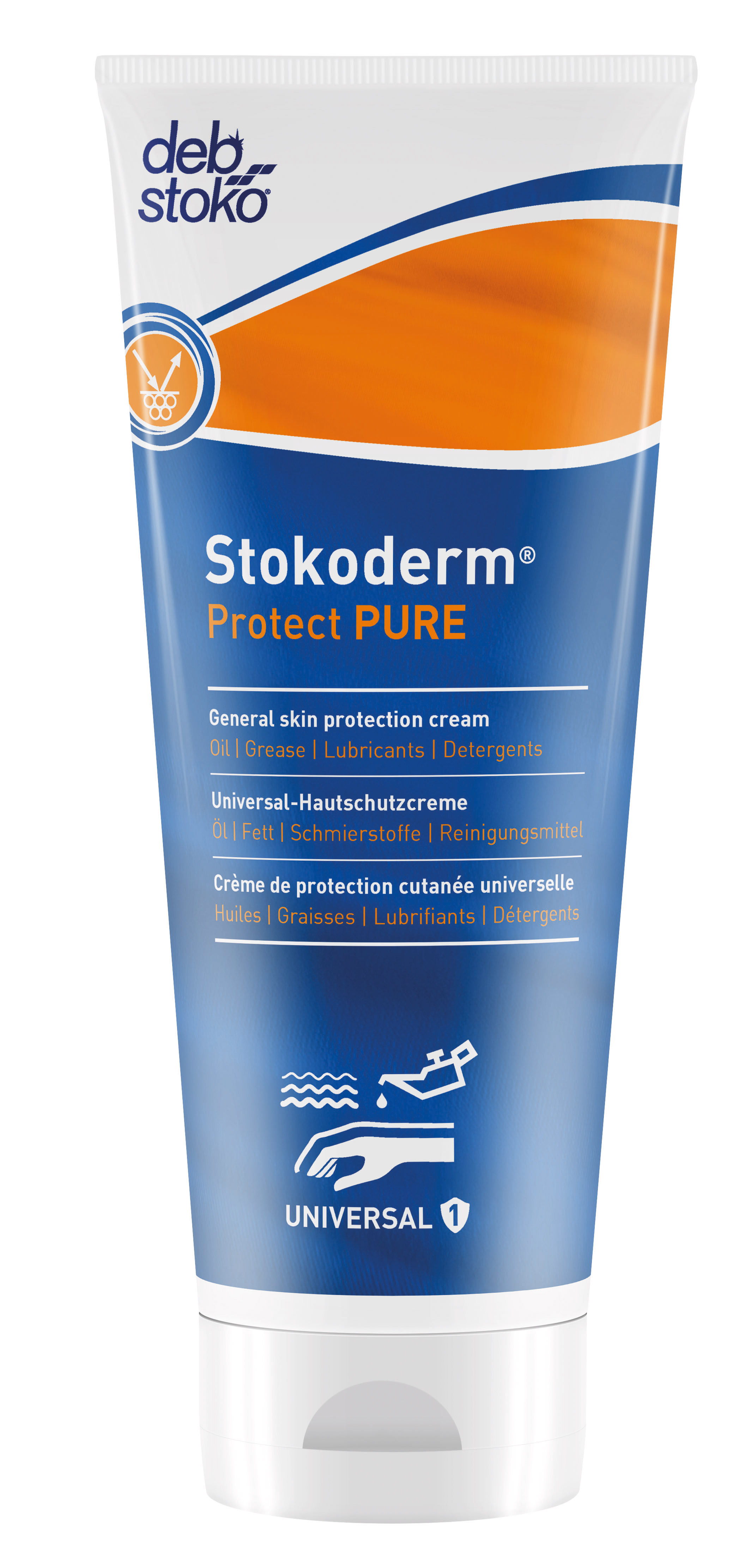 DEB-STOKO® Stokoderm® Protect PURE Hautschutzcreme 100 ml Tube DEB-STOKO® Stokoderm® Protect PURE Hautschutzcreme 100 ml Tube