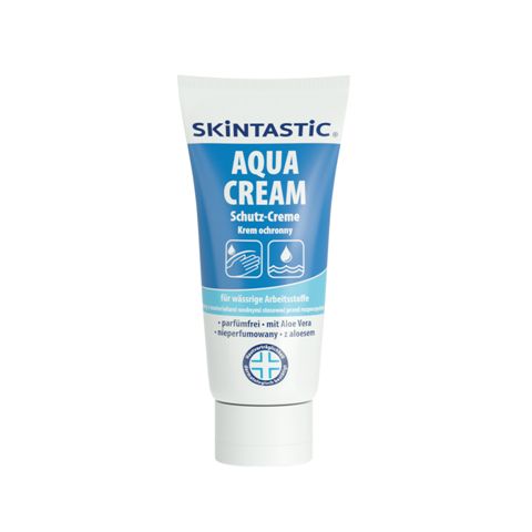 SKINTASTIC® AQUA CREAM | Hautschutz-Creme parfümfrei | 100 ml Tube