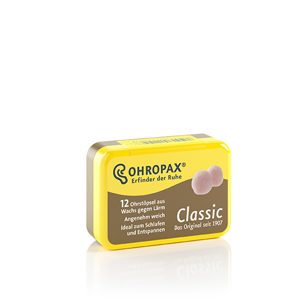 OHROPAX Classic | Ohrstöpsel aus Wachs | 12 Stück/Dose OHROPAX Classic | Ohrstöpsel aus Wachs | 12 Stück/Dose