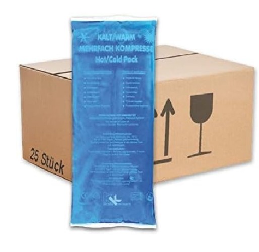 Kalt-Warm Kompressen | KK Hygiene Mehrfachkompresse | 25 Stück | Größe: 12 x 29 cm | Mikrowellengeeignet Kalt-Warm Kompressen | KK Hygiene Mehrfachkompresse | 25 Stück | Größe: 12 x 29 cm | Mikrowellengeeignet