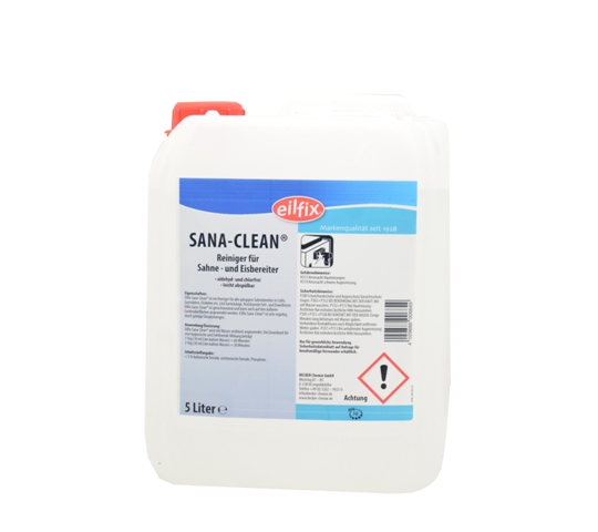 Eilfix® SANA CLEAN® | Hygienereiniger für Sahne- & Eisbereiter | 5 Liter Kanister