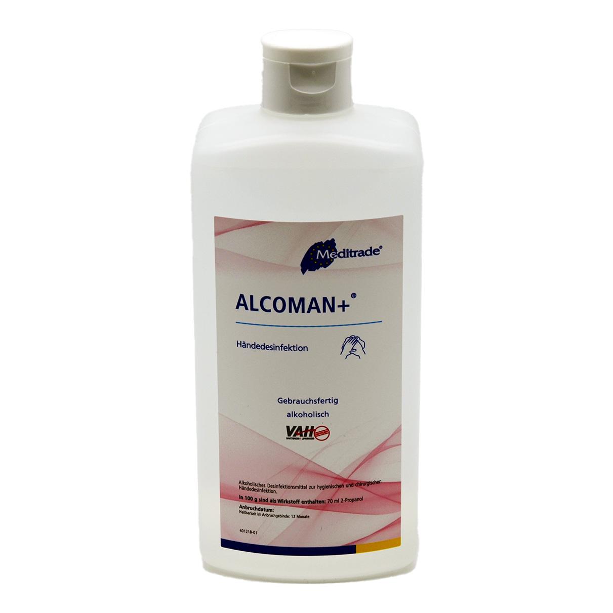 Meditrade ALCOMAN+®  Händedesinfketion 500 ml Flasche Meditrade ALCOMAN+®  Händedesinfketion 500 ml Flasche