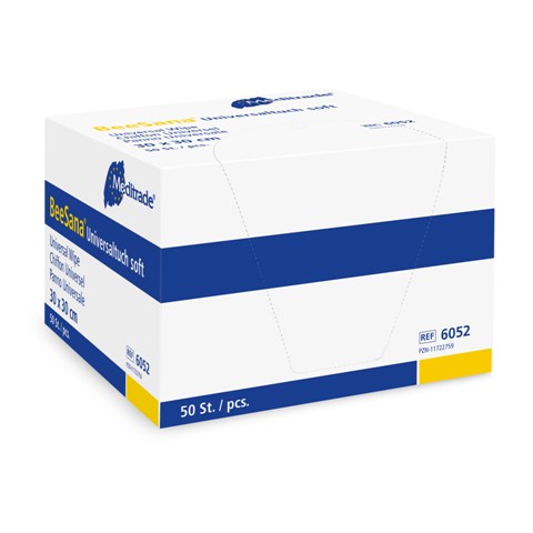 Universaltuch mit Baumwollanteil | weiß | 30 x 30 cm | 50 Stück/Packung Universaltuch mit Baumwollanteil | weiß | 30 x 30 cm | 50 Stück/Packung