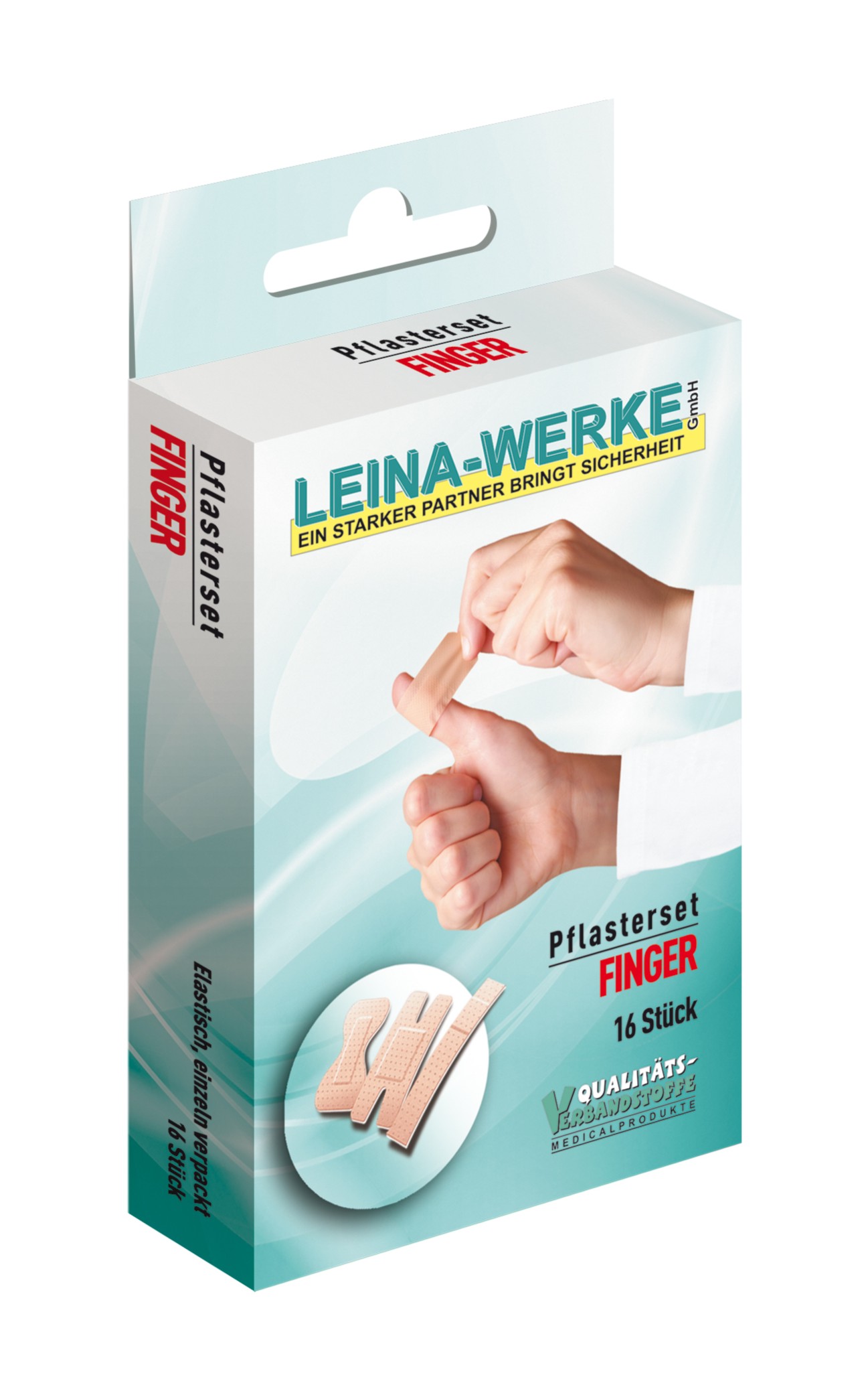 Pflaster Set in Faltschachtel | 16-teilig | Fingerpflaster | Verschiedene Größen