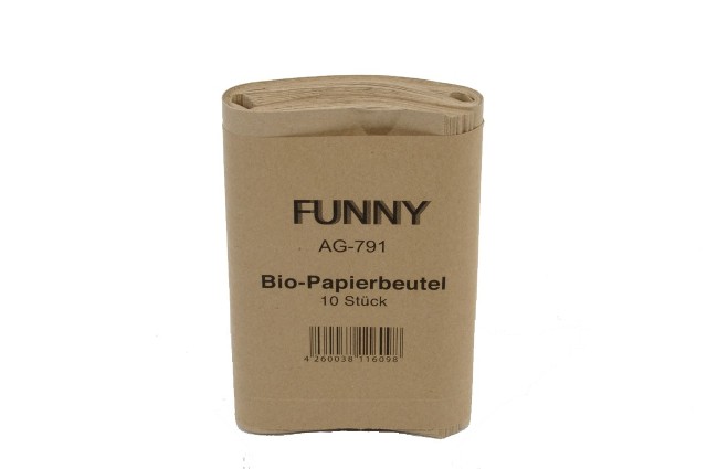 Bio Papiermüllbeutel | ca. 10 Liter | 10 Stück/Bündel