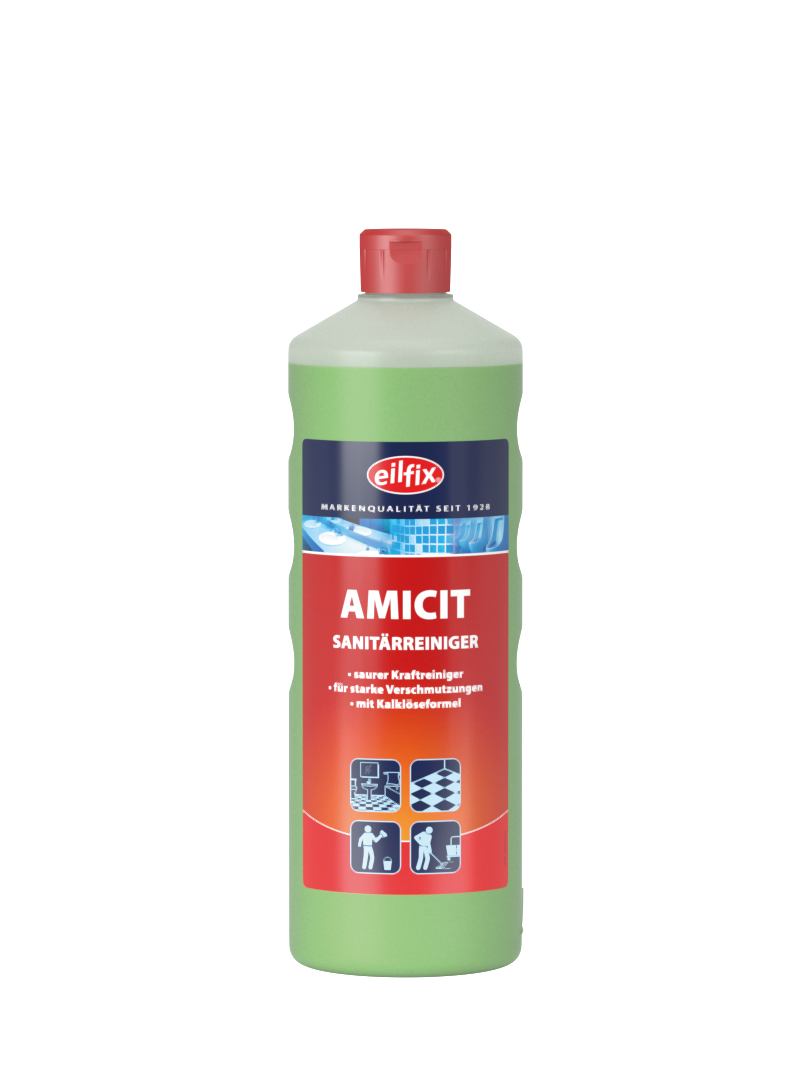 Eilfix® Amicit | Sanitärreiniger | 1 Liter Flasche Eilfix® Amicit | Sanitärreiniger | 1 Liter Flasche