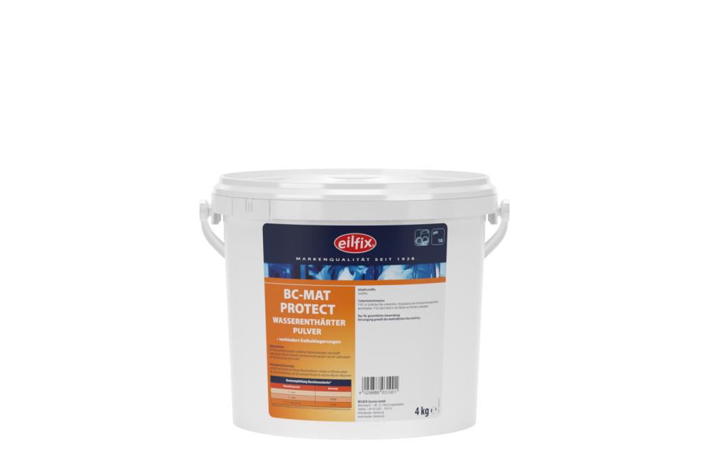 BC-MAT Protect Wasserenthärter Pulver 4 Kg Eimer BC-MAT Protect Wasserenthärter Pulver 4 Kg Eimer