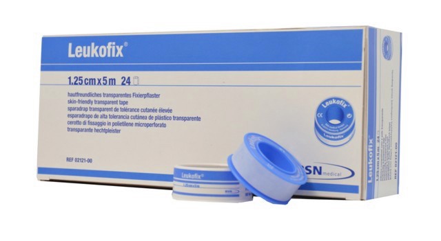 Leukofix® | Fixierpflaster | Transparent | 1,25 cm x 5 m Rolle Leukofix® | Fixierpflaster | Transparent | 1,25 cm x 5 m Rolle