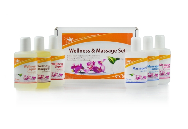 KK Wellness & Massage Set 6 x 50 ml Flaschen KK Wellness & Massage Set 6 x 50 ml Flaschen
