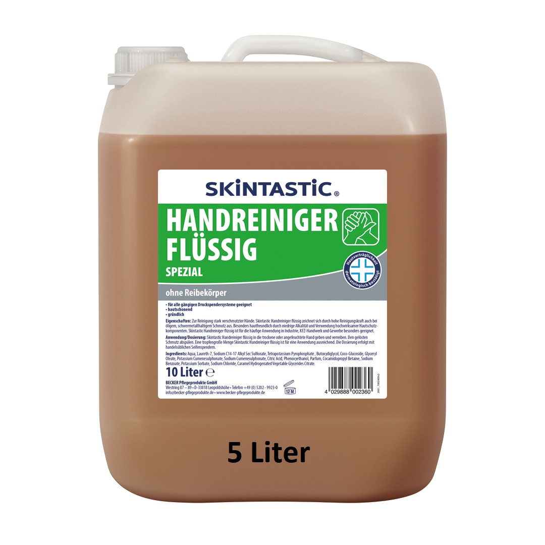 Eilfix® Handreiniger flüssig Spezial 5 Liter Kanister Eilfix® Handreiniger flüssig Spezial 5 Liter Kanister
