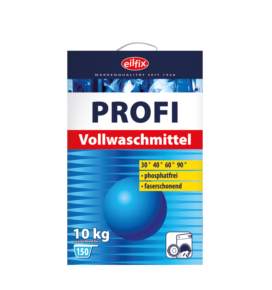 Eilfix® Profi-Vollwaschmittel | Phosphatfrei | 10 kg Karton Eilfix® Profi-Vollwaschmittel | Phosphatfrei | 10 kg Karton