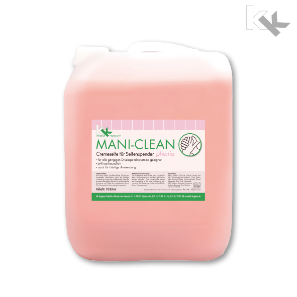 KK Mani-Clean Phenia Seife | Handwaschseife | 10 Liter Kanister KK Mani-Clean Phenia Seife | Handwaschseife | 10 Liter Kanister