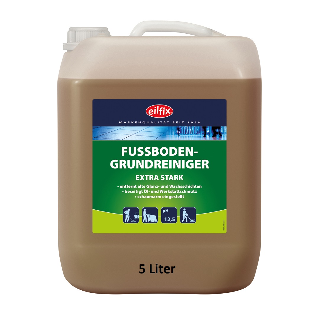 Eilfix® Fußbodengrundreiniger Extra Stark | 5 Liter Kanister Eilfix® Fußbodengrundreiniger Extra Stark | 5 Liter Kanister