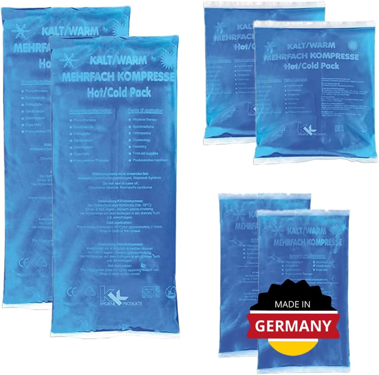 Kalt-Warm-Kompressen Set von KK mit 6 Kompressen Kalt-Warm-Kompressen Set von KK mit 6 Kompressen