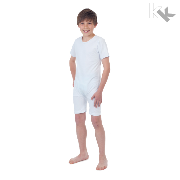 Suprima | Pflegebody | Kinder | Kurzarm | Größe 110/116-158/164 | Weiß | 4700