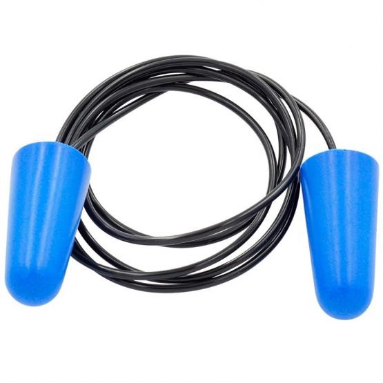 Pro-Fit® Gehörschutzstöpsel Soft-PU mit Kordel Blau 200 Paar/Beutel Pro-Fit® Gehörschutzstöpsel Soft-PU mit Kordel Blau 200 Paar/Beutel