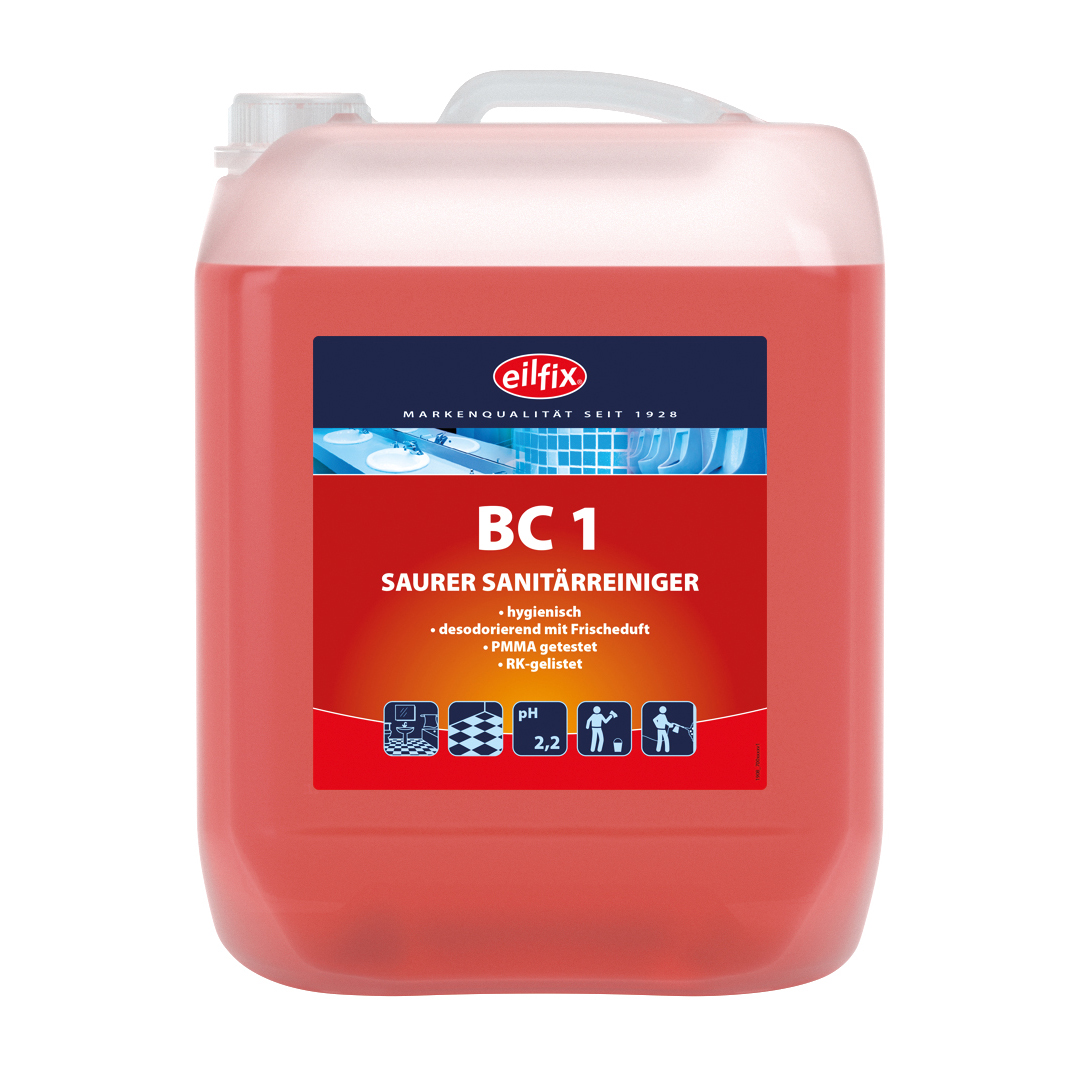 Eilfix® BC 1 | Sanitärreiniger sauer | 10 Liter Kanister Eilfix® BC 1 | Sanitärreiniger sauer | 10 Liter Kanister