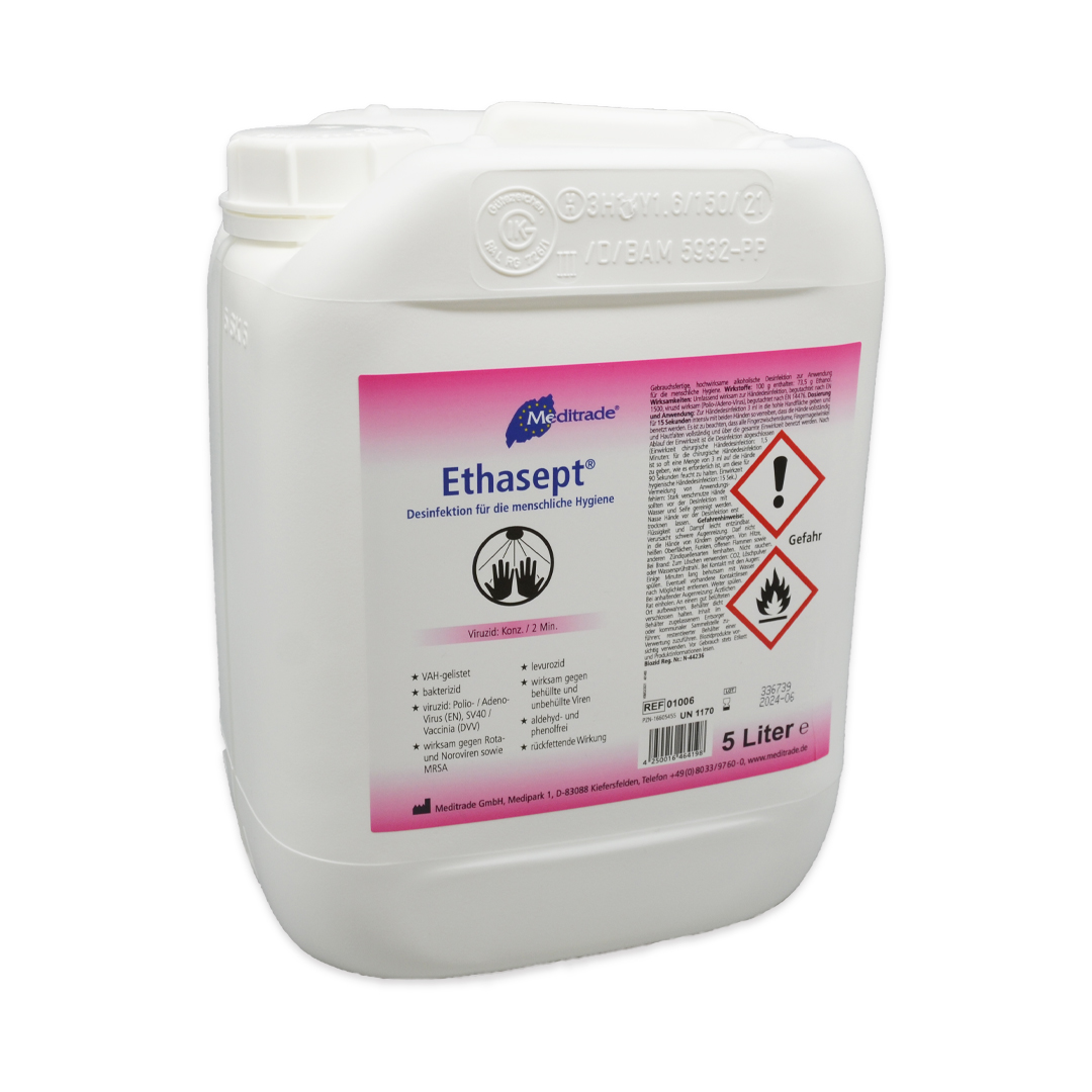 Ethasept® | Händedesinfektion 5 Liter Kanister Ethasept® | Händedesinfektion 5 Liter Kanister