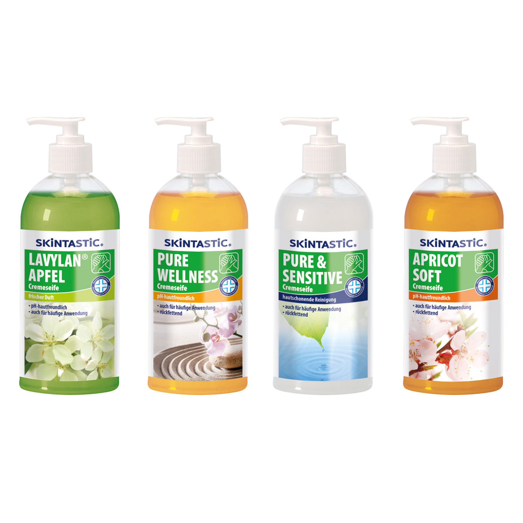 Skintastic® Cremeseife  Apricot  500 ml Pumpspender Skintastic® Cremeseife  Apricot  500 ml Pumpspender