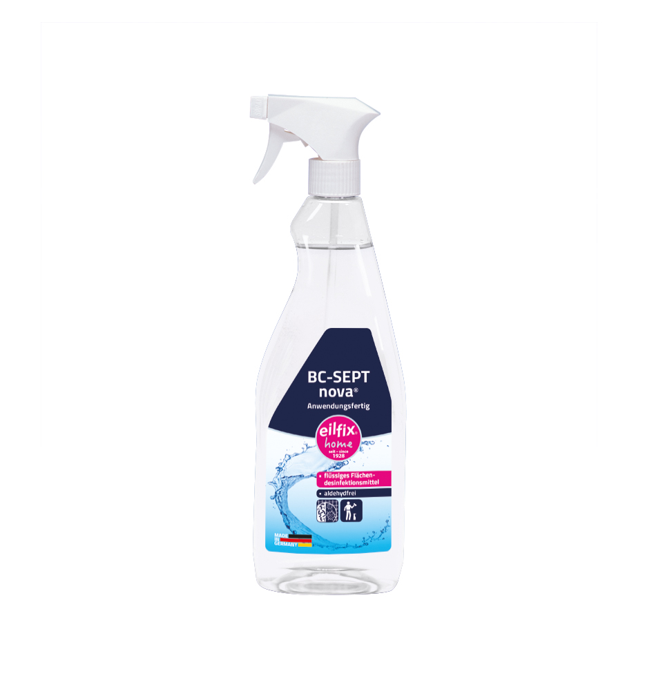 Eilfix NEO BC Sept nova | Anwendungsfertige Flächendesinfektion | 1 Liter Sprühflasche Eilfix NEO BC Sept nova | Anwendungsfertige Flächendesinfektion | 1 Liter Sprühflasche