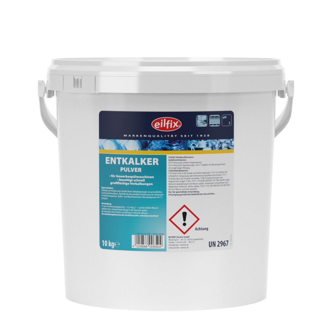 Eilfix® Entkalker | Pulver | 10 kg Eimer Eilfix® Entkalker | Pulver | 10 kg Eimer