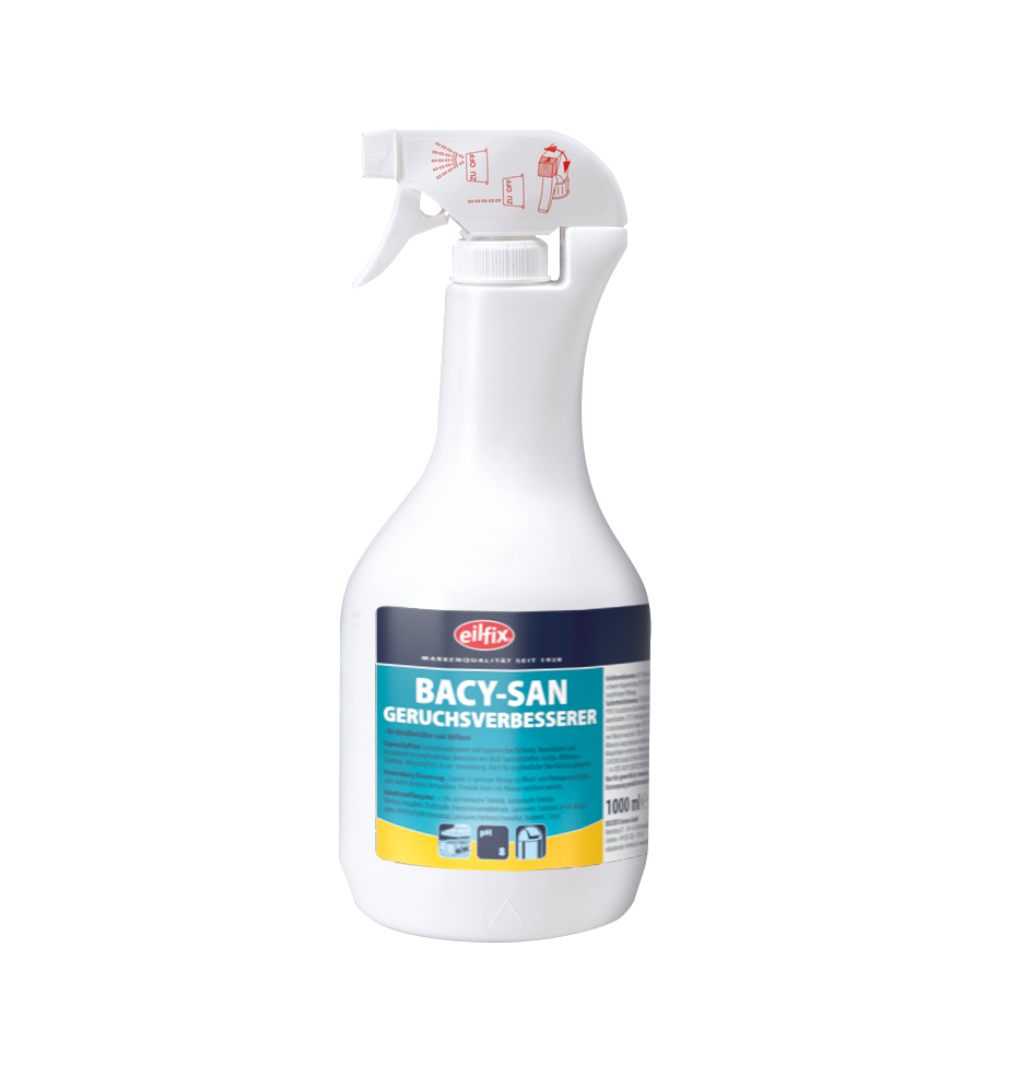 Eilfix® BACY-SAN | Geruchsverbesserer | 1 Liter Sprühflasche Eilfix® BACY-SAN | Geruchsverbesserer | 1 Liter Sprühflasche