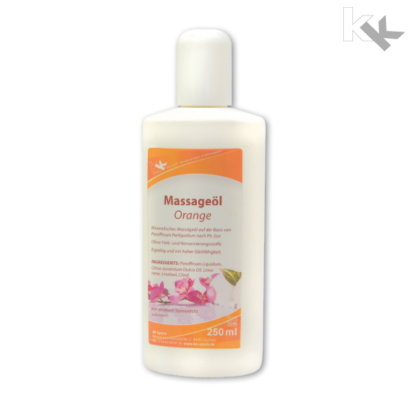 KK Massageöl Orange 250 ml Flasche