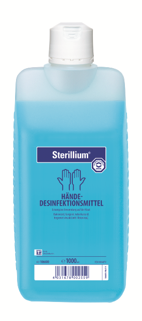 Sterillium® Hände-Desinfektionsmittel 1 Liter Flasche Sterillium® Hände-Desinfektionsmittel 1 Liter Flasche
