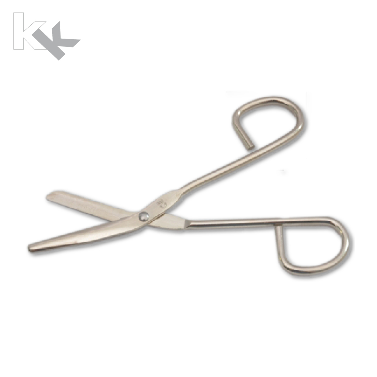 Erste-Hilfe Schere | DIN 58279-A | kniegebogen | ohne Kunststoffgriff | 14,5 cm