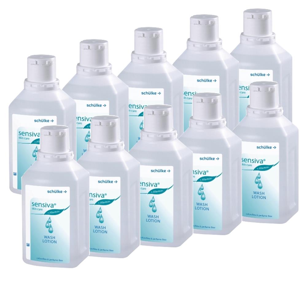 10 x sensiva Wasch Lotion Schülke 500 ml