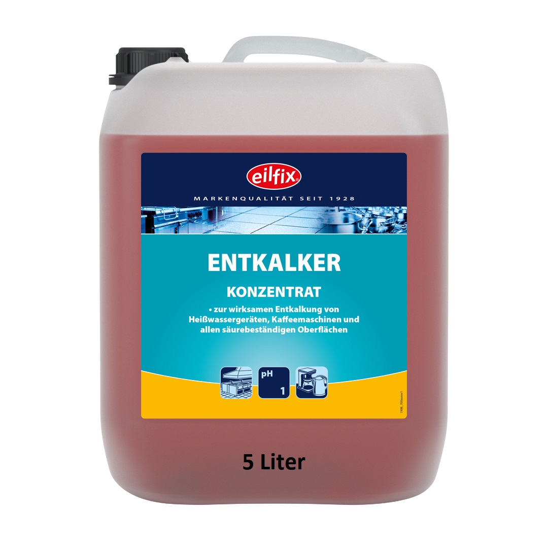 Eilfix® Entkalker | Flüssig | 5 Liter Kanister Eilfix® Entkalker | Flüssig | 5 Liter Kanister