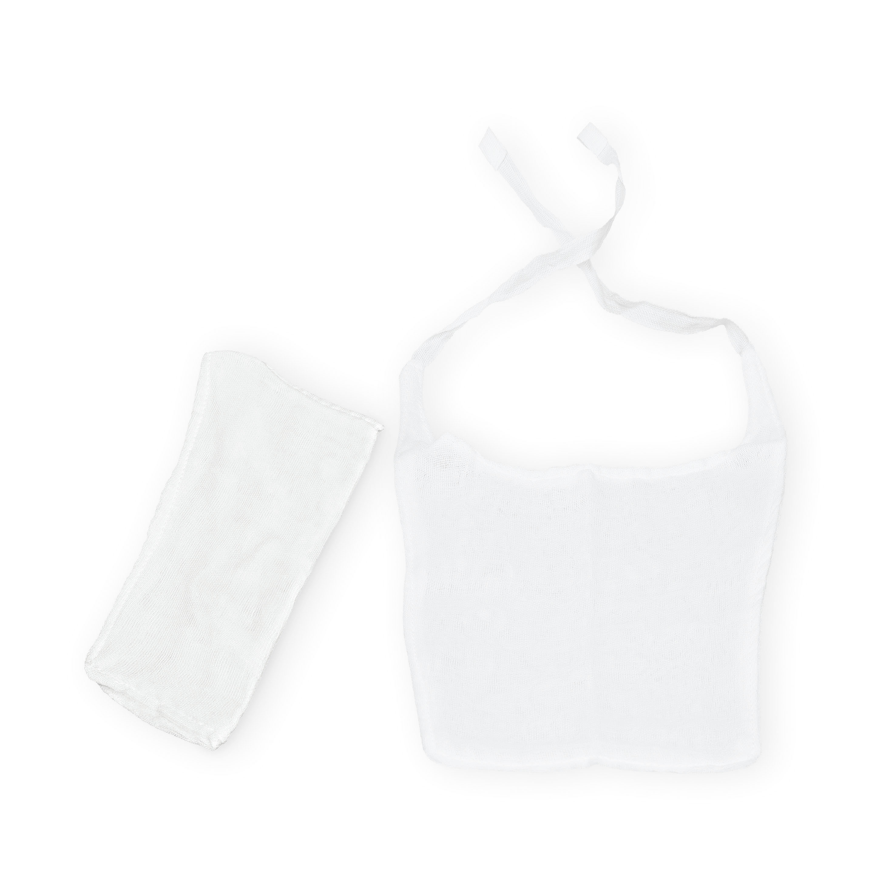 Schutzlätzchen | 20 x 30 cm | Weiß | 10 Stück/Packung Schutzlätzchen | 20 x 30 cm | Weiß | 10 Stück/Packung