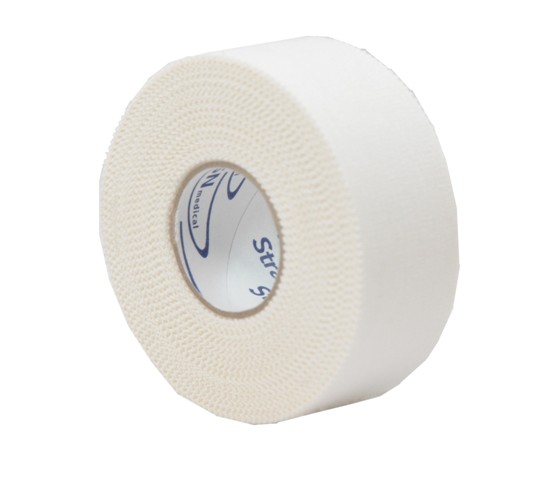 Strappal® | Klebebinde Tape | Weiß | 2,5 cm x 10 m Rolle