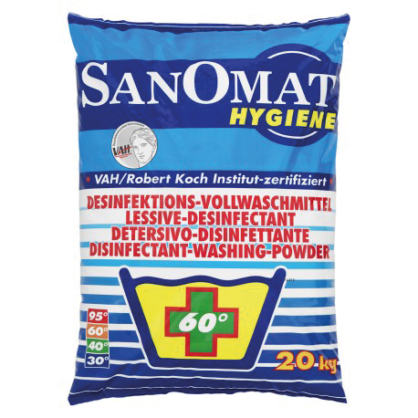 Sanomat Desinfektionswaschmittel | 20 kg Karton | Sanomat Desinfektionswaschmittel | 20 kg Karton |